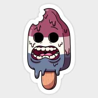 Zombie Popsicle Sticker